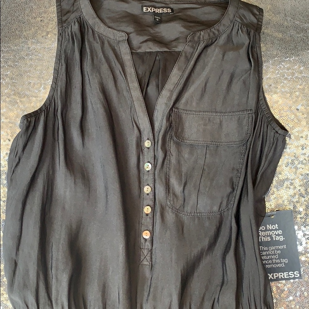 NWT Dark Grey Express Dress size small